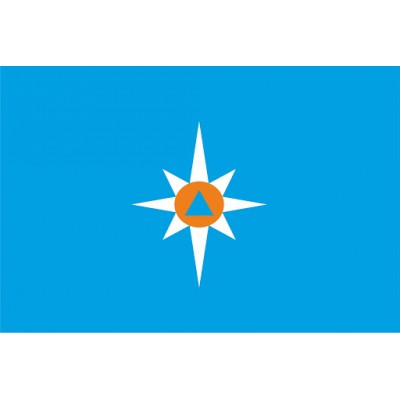 Флаг 100х150 см МЧС, флажная сетка Флаг 100х150 см МЧС, флажная сетка