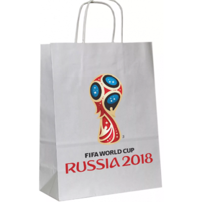 Пакет бумажный 32*27*12см, крафт белый Пакет бумажный 32*27*12см, крафт белый