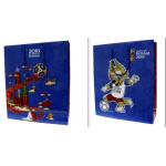 Пакет бумажный 21х18х8,5см, матовый синий