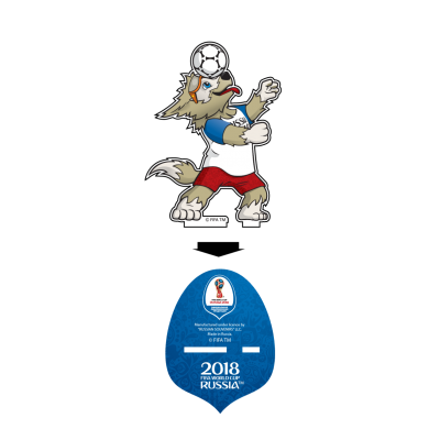 Фигурка на подставке "Забивака мяч на голове" Фигурка на подставке "Забивака мяч на голове"