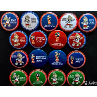Значки круглые в ассортименте Значки круглые в ассортименте
