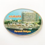Магнит акриловый "Речной вокзал" 