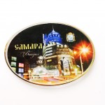 Магнит акриловый "Железнодорожный вокзал. Ночь. Фонарь"