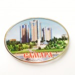 Магнит акриловый "Самарские дома" 