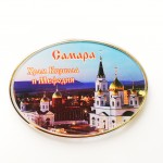 Магнит акриловый "Храм Кирилла и Мефодия" 