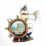 Магнит двухслойный город на Волге "Речной вокзал"