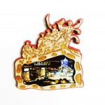 Магнит деревянный Памятник Чапаев "Железнодорожный Вокзал"