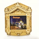 Магнит деревянный "Храм Георгия Победоносца"