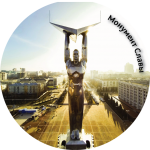 Магнит закатной "Монумент Славы" 