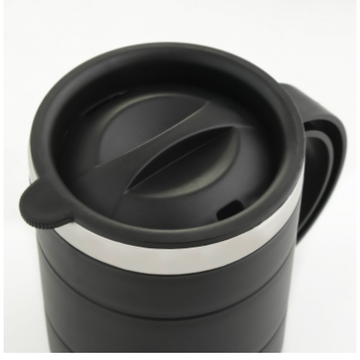 Термокружка «Мастер К», 450 мл, с ручкой, сохраняет тепло 2 ч, 11×8 см, черная Термокружка «Мастер К», 450 мл, с ручкой, сохраняет тепло 2 ч, 11×8 см, черная