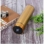 Термос с термодатчиком "золотой"