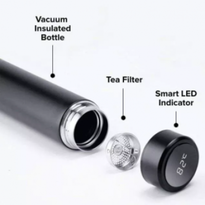 Термос с термодатчиком "золотой" Термос с термодатчиком "золотой"