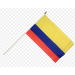 Флаг 15 х 22 см Колумбия, на палочке