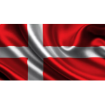 Флаг 90 х135 см Дания