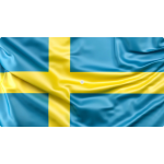 Флаг 90 х135 см Швеция