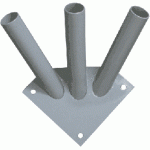 Фасадный кронштейн на 3 флага