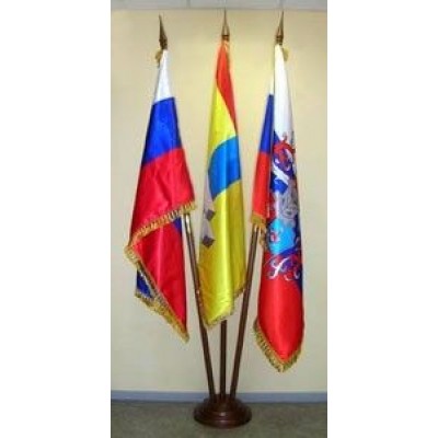 Подставка напольная Блин деревянная для неразборных флагштоков Подставка напольная Блин деревянная для неразборных флагштоков