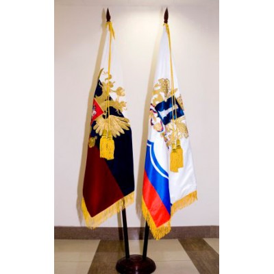 Подставка напольная Блин деревянная для неразборных флагштоков Подставка напольная Блин деревянная для неразборных флагштоков