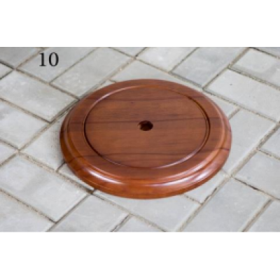 Подставка напольная Блин "Бюджет" деревянная для разборных флагштоков Подставка напольная Блин "Бюджет" деревянная для разборных флагштоков