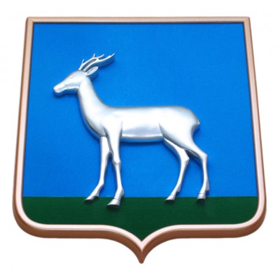 Герб города Самара 42*50 см, флок, рамка, краска Герб города Самара 42*50 см, флок, рамка, краска