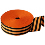 Георгиевская лента 35мм, рулон 100м