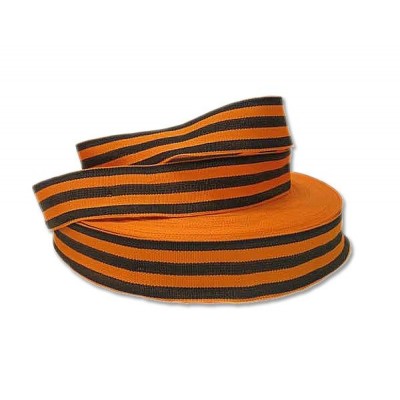 Георгиевская лента 24мм, рулон 100м Георгиевская лента 24мм, рулон 100м