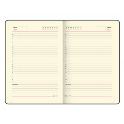 Ежедневник недатированный А5 138х213 мм "Office", под кожу, 160 л., красный Ежедневник недатированный А5 138х213 мм "Office", под кожу, 160 л., красный