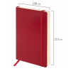 Ежедневник недатированный А5 138х213 мм "Office", под кожу, 160 л., красный Ежедневник недатированный А5 138х213 мм "Office", под кожу, 160 л., красный