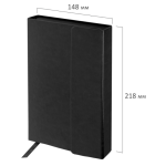 Ежедневник недатированный GALANT "Magnetic", кожзам, магнитный клапан, черный