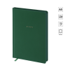 Ежедневник недатированный, А5, 136л., кожзам, "Grace", зеленый, цветной срез Ежедневник недатированный, А5, 136л., кожзам, "Grace", зеленый, цветной срез