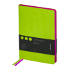 Ежедневник недатированный, А5, 136л., кожзам, "Fuze", цветной срез, салатовый Ежедневник недатированный, А5, 136л., кожзам, "Fuze", цветной срез, салатовый