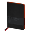 Ежедневник недатированный, А5, 136л., кожзам, "Fuze", цветной срез, черный Ежедневник недатированный, А5, 136л., кожзам, "Fuze", цветной срез, черный