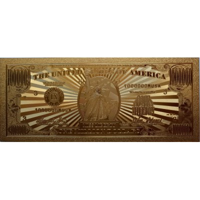 1 000 000 долларов США, сувенир, 24К 1 000 000 долларов США, сувенир, 24К
