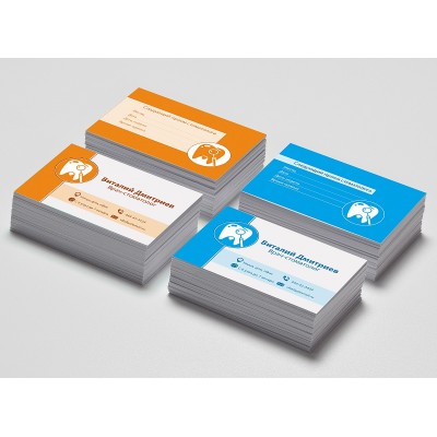 Визитка 4+4, 300гр бумага, 1000шт Визитка 4+4, 300гр бумага, 1000шт