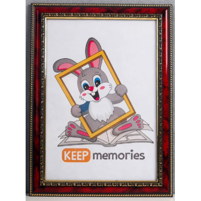 Рамка 21*30 см, пластик с акрилом, багет 20мм, яшма Рамка 21*30 см, пластик с акрилом, багет 20мм, яшма