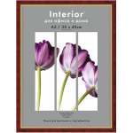 Рамка 30x40 см, пластик со стеклом, багет 14мм, яшма