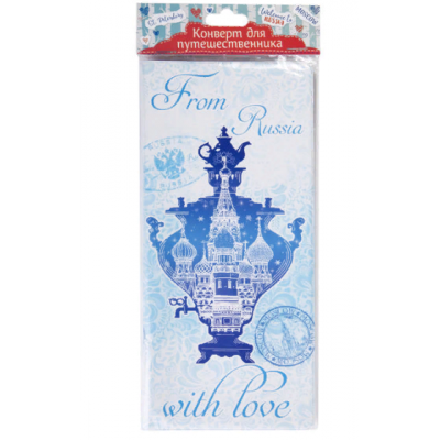Конверт путешественника "Самовар" для документов Конверт путешественника "Самовар" для документов