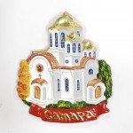 Магнит керамический "Храм Георгия Победоносца" 
