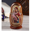 Матрёшка «Православная», 3 кукольная, Владимирская, Казанская, Почаевская Матрёшка «Православная», 3 кукольная, Владимирская, Казанская, Почаевская