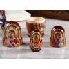 Матрёшка «Православная», 3 кукольная, Владимирская, Казанская, Почаевская Матрёшка «Православная», 3 кукольная, Владимирская, Казанская, Почаевская