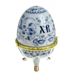 Яйцо-шкатулка "Гжель", 15см