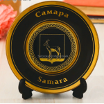 Тарелка сувенирная "Самара. Герб" 16см
